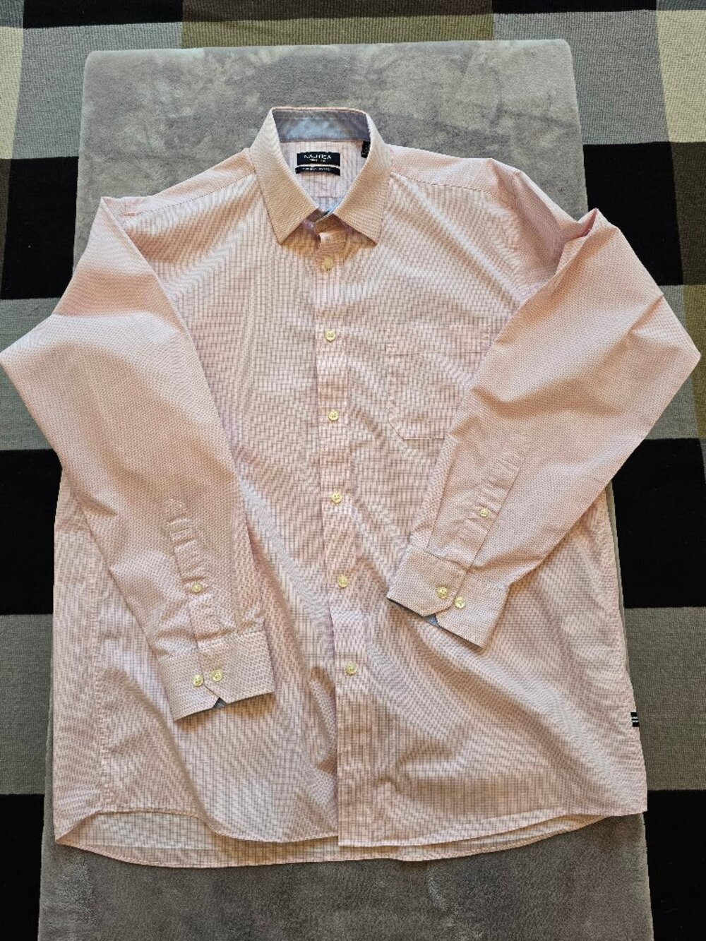 Nautica men's non-iron dress shirt size 17